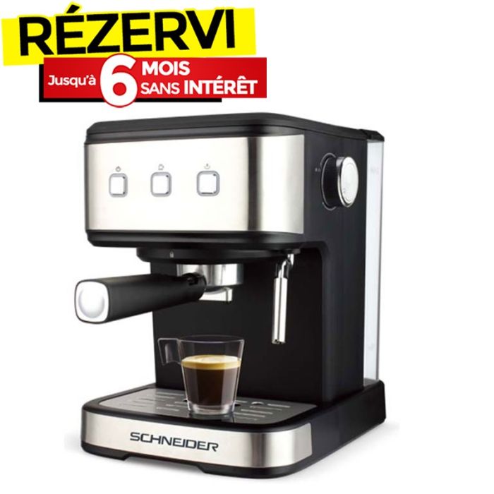 Cafetière Expresso SCHNEIDER SCHEX15 850W - Inox