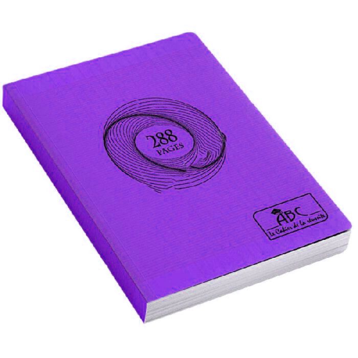 Cahier ABC SUPER 288 Pages 60Gr UNI - Violet 