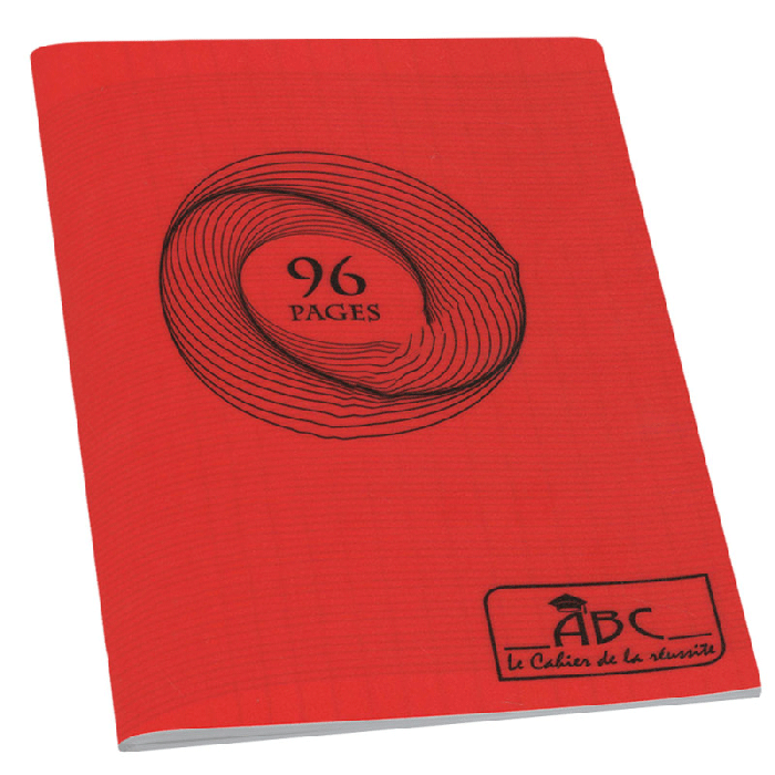 Cahier Super ABC 96 Pages 60Gr Rouge 