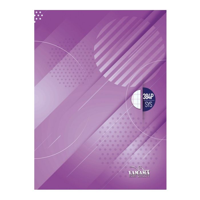 Cahier Brochure YAMAMA SYS 384 Pages 60Gr 21 x 29.7cm