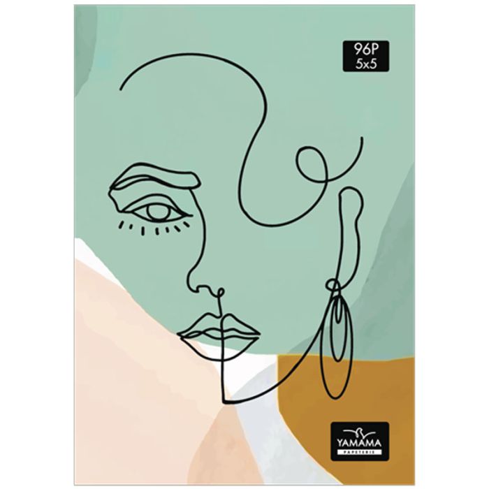 Cahier Piqûre YAMAMA Super 96 Pages 60g 5x5 21 x 29.7 cm (400348)