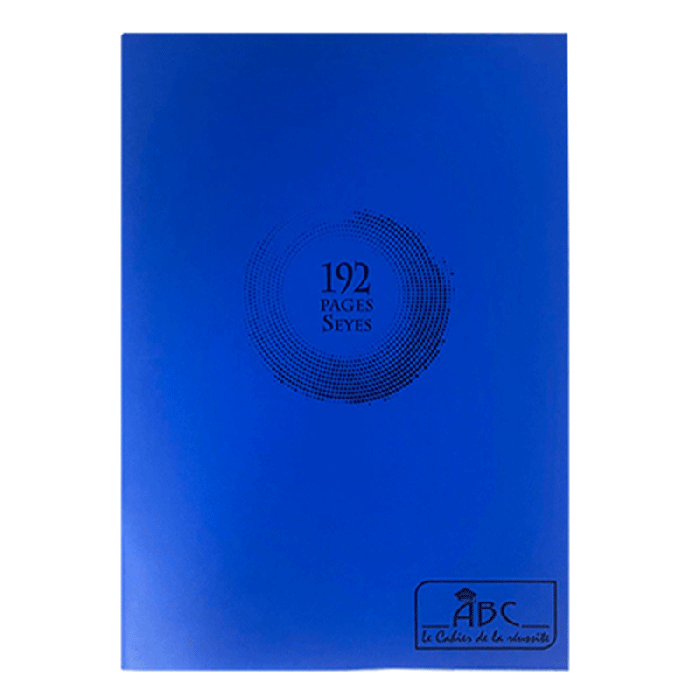 Cahier Piqure ABC 192 Pages  Séyès 21X29.7 cm  