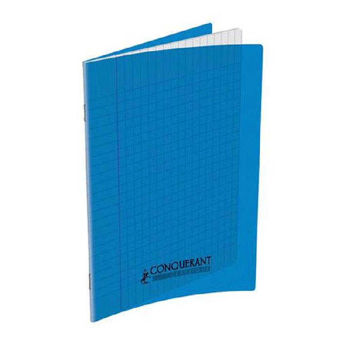 Cahier Piqûre CONQUERANT 192 Pages 90 Gr Seyès 17x22 cm - Bleu 