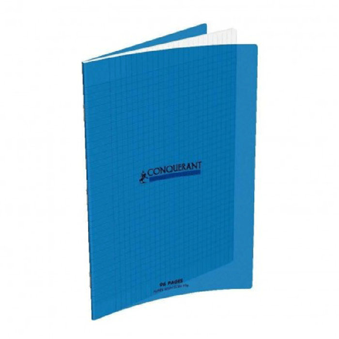 Cahier Piqûre CONQUERANT 96 Pages 90 Gr Seyès 21x29.7 cm - Bleu 