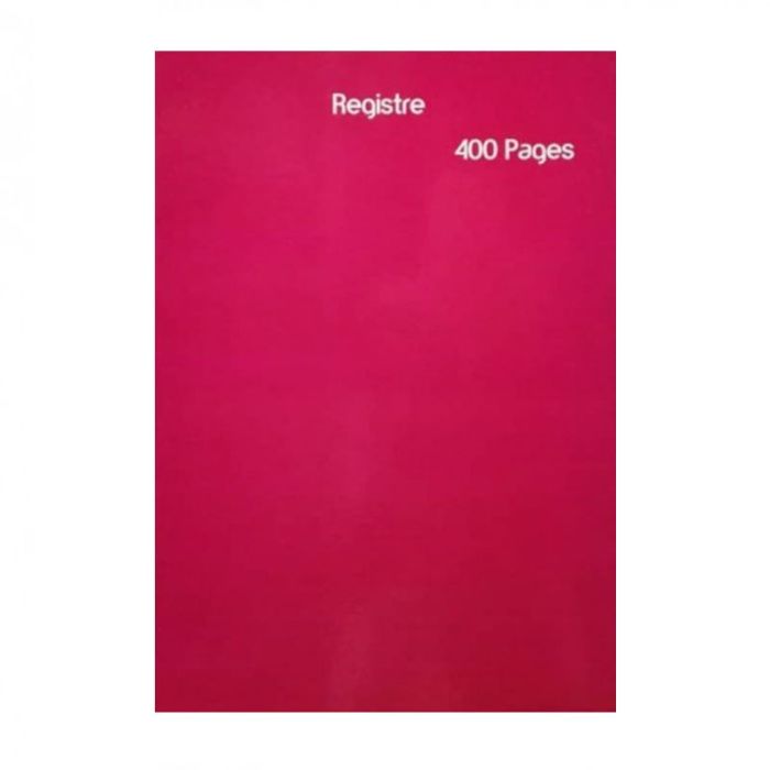 Cahier Registre A4 400 Pages 5x5