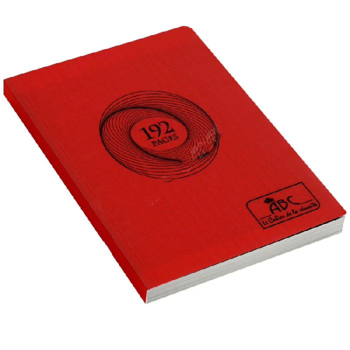 Cahier Super ABC 192 Pages 60Gr Rouge 