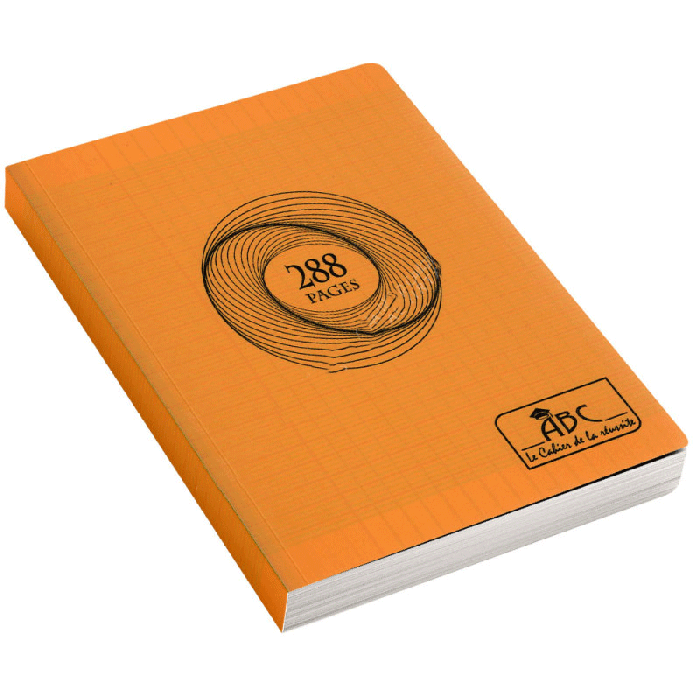 Cahier Super ABC 288 Pages 60Gr Orange 