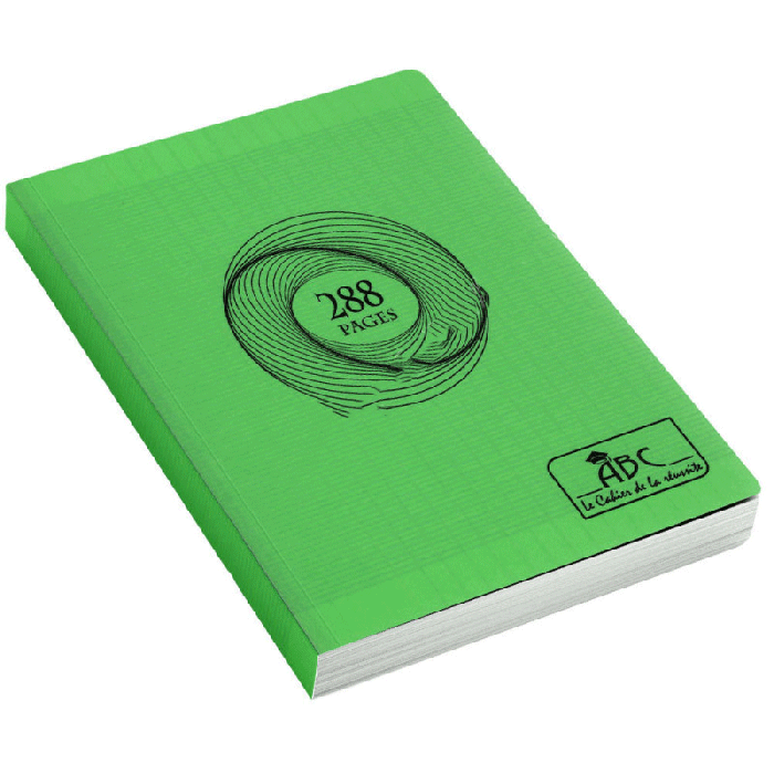 Cahier Super ABC 288 Pages 60Gr Vert