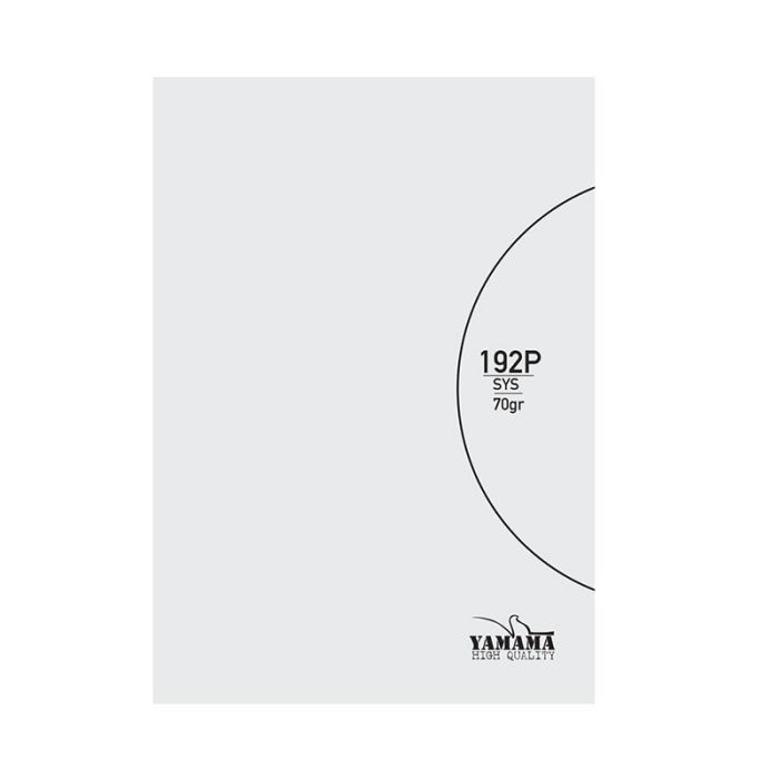 Cahier TP YAMAMA 192 Pages A4 Piqué SYS 70Gr BMV