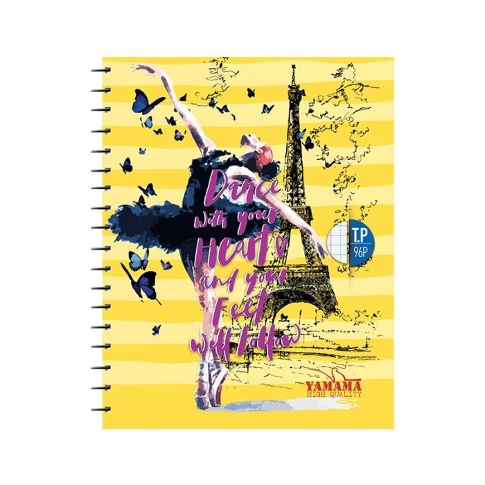 Cahier TP YAMAMA spiral simple 17x22 cm SYS