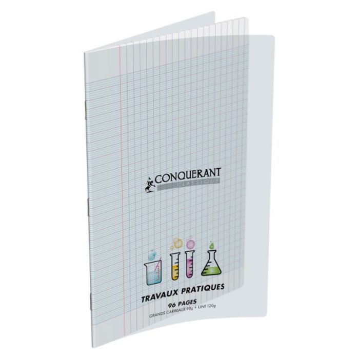 Cahier Travaux Pratique CONQUERANT 96 Pages 90Gr / 120Gr Seyès 21x29.7 cm 