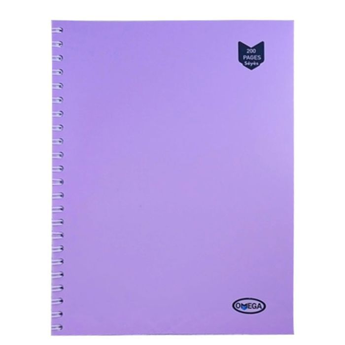 Cahier Wiro OMEGA 200 Pages A4 80g PP - couverture Violet