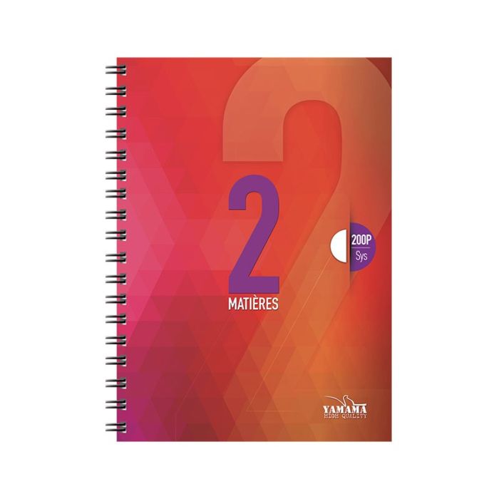 Cahier WIRO YAMAMA 200 pages UNI 80Gr 