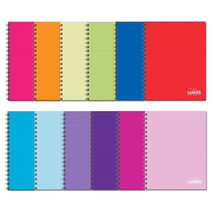 Cahier Wiro YAMAMA 200 Pages GM 80g Avec Couverture Plastique Uni 