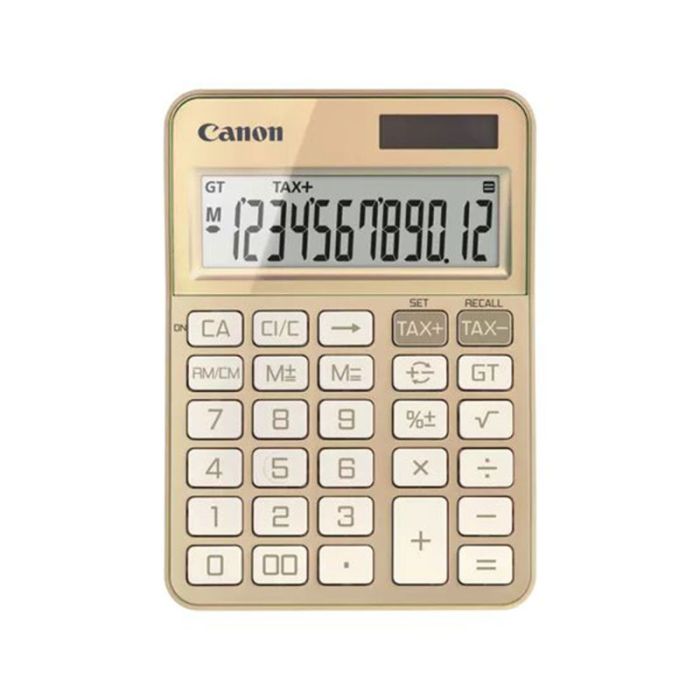 Calculatrice de bureau Canon KS-125KB - Or