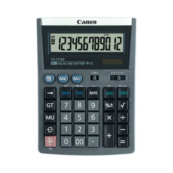 Calculatrice de bureau Canon TX-1210E 12 chiffres 