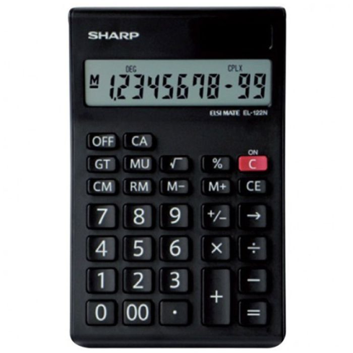 Calculatrice de Bureau SHARP 12 CHIFFRES - (EL-122N)