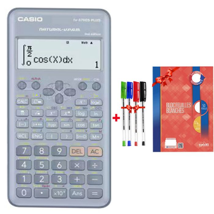 Calculatrice Scientifique CASIO BLEU 417FN 