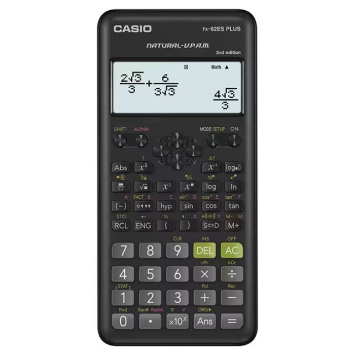 Calculatrice Scientifique CASIO fx-82ES PLUS-2 - Noir