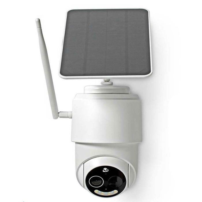 Caméra de Surveillance Externe NEDIS SmartLife Avec Panneau Solaire 