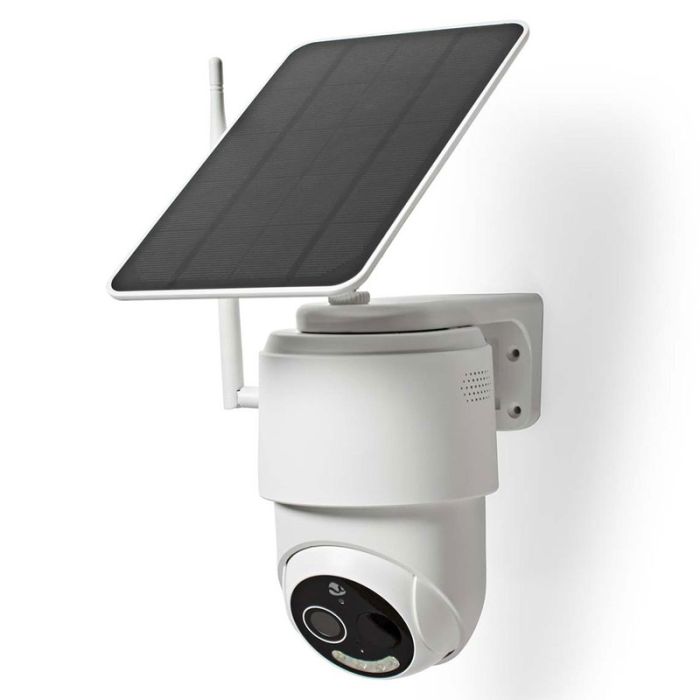 Caméra de Surveillance Externe NEDIS SmartLife Avec Panneau Solaire 