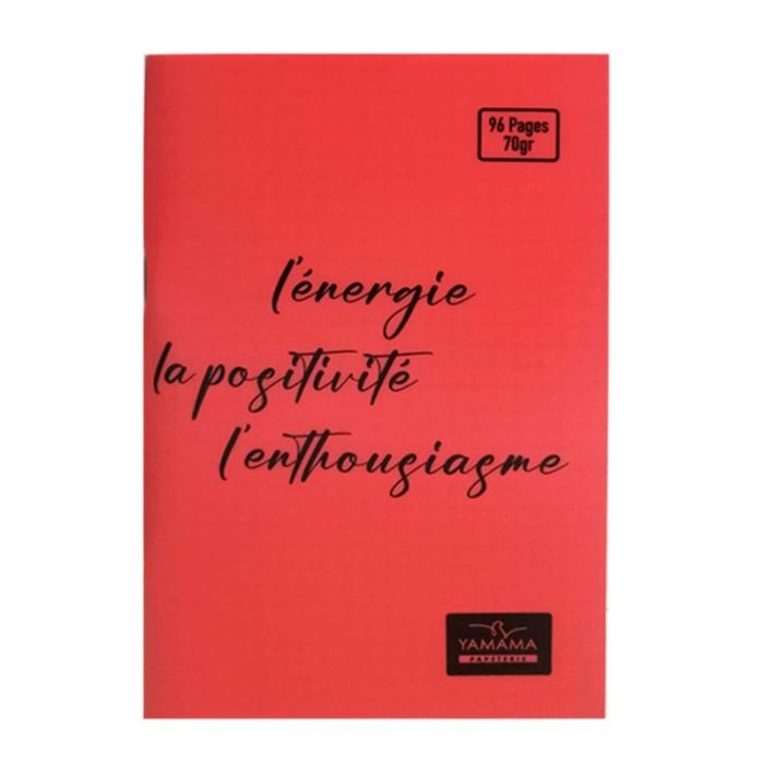 Carnet Piquée YAMAMA 96 Pages 5/5 70gr plastique Pastel