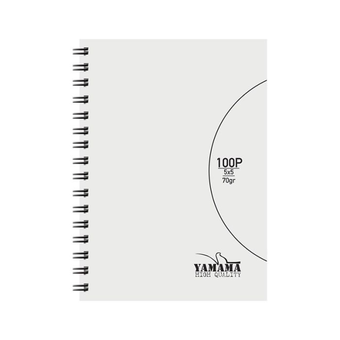 Carnet WIRO YAMAMA 100 pages 11x17cm UNI 70Gr	