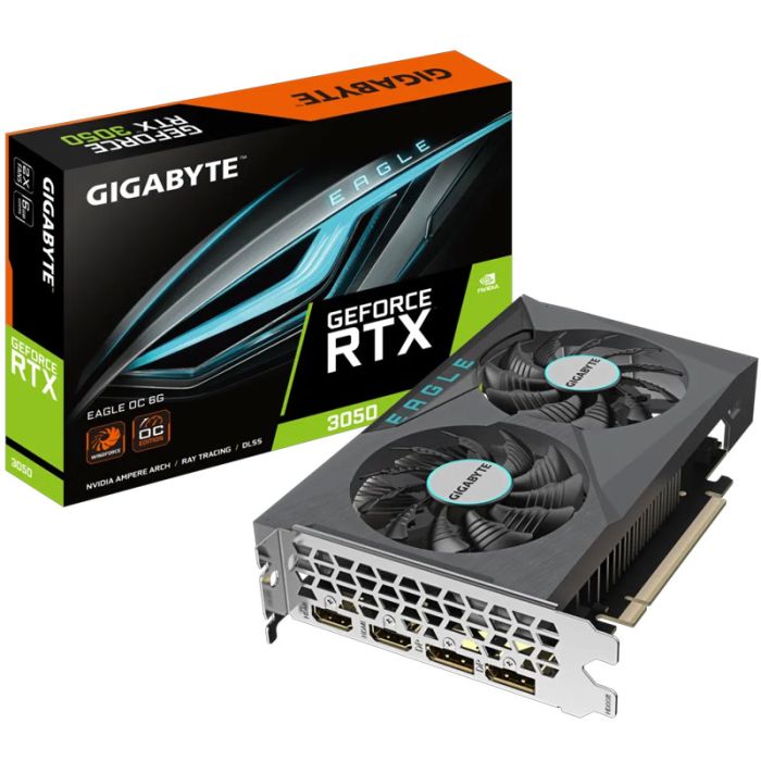 Carte Graphique Gamer GIGABYTE GeForce RTX 3050 Eagle OC 6G