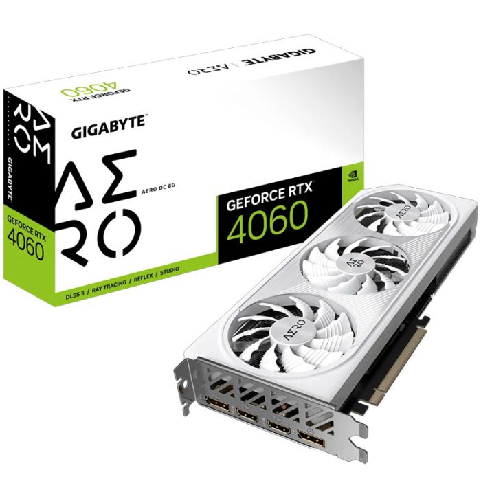 Carte Graphique Gamer GIGABYTE GeForce RTX 4060 AERO OC 8G