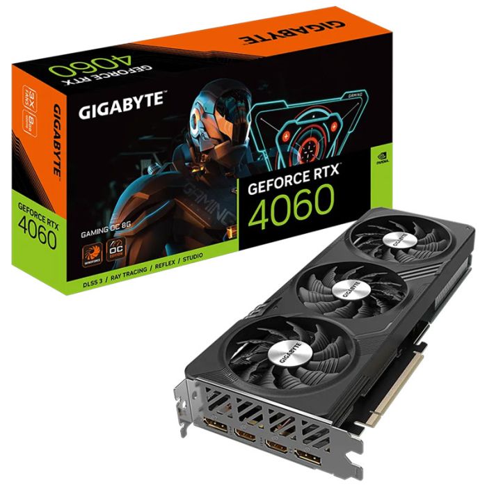 Carte Graphique Gamer GIGABYTE GeForce RTX 4060 OC 8Go