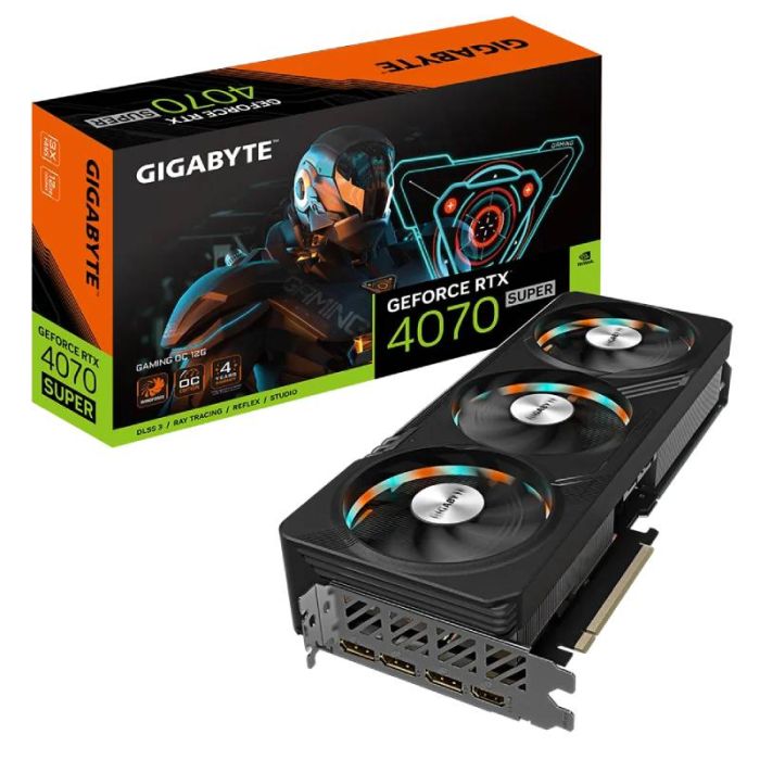 Carte Graphique GIGABYTE GeForce RTX 4070 SUPER GAMING OC 12G