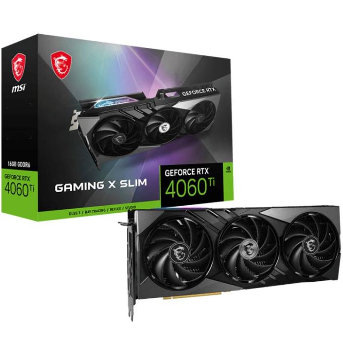 Carte Graphique MSI GeForce RTX 4060 Ti GAMING X SLIM 16G