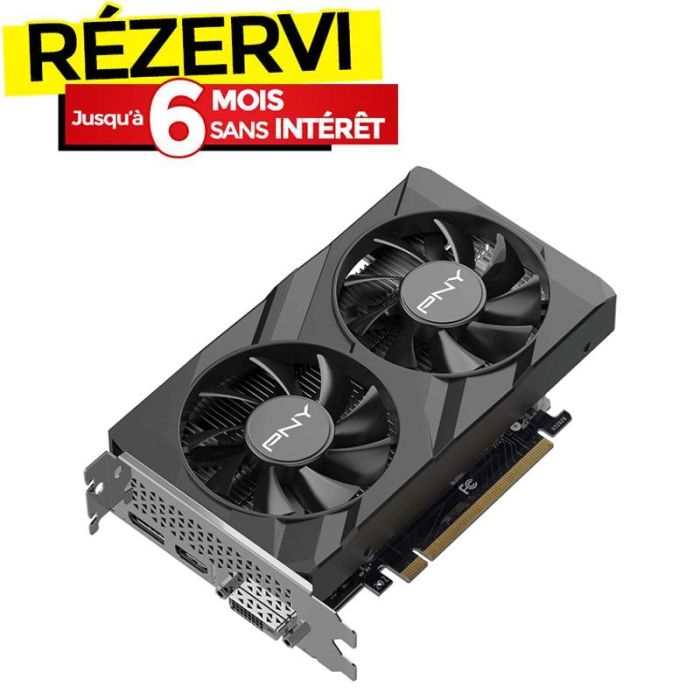 Carte Graphique PNY GeForce RTX 3050 6GB VERTO Dual Fan