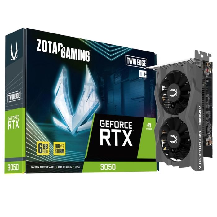 Carte Graphique ZOTAC GAMING GeForce RTX 3050 Twin Edge 6G OC