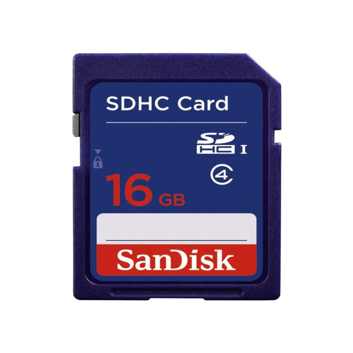 Carte Mémoire SANDISK SDHC 16Go Class 4