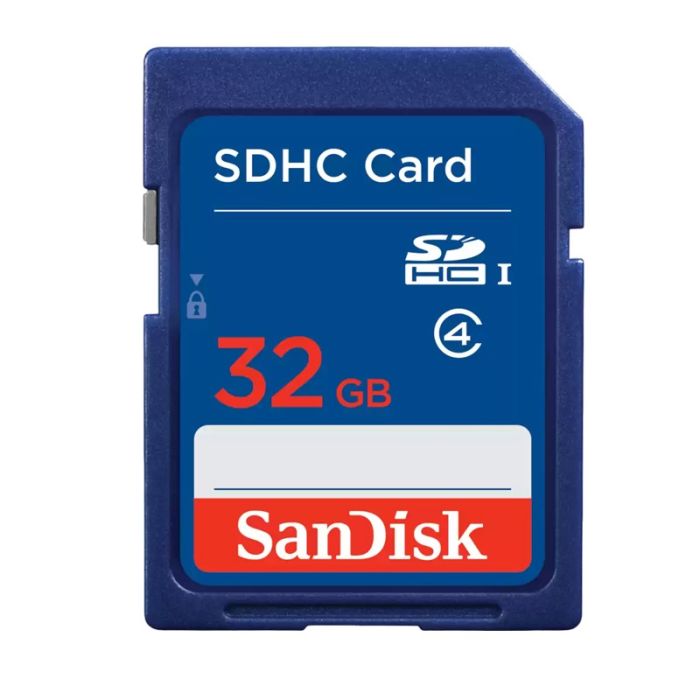 Carte Mémoire SANDISK SDHC 32Go Class 4