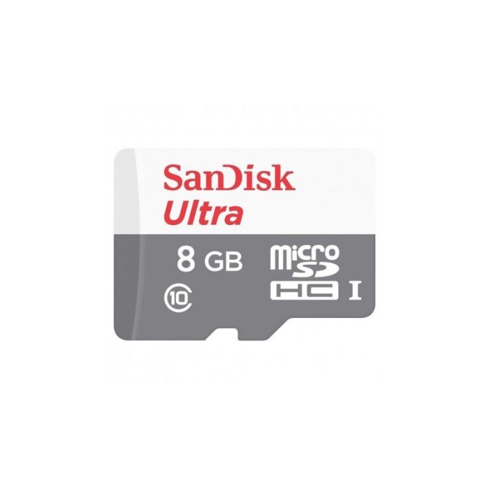 Carte Mémoire SANDISK Ultra 8Go Micro SD Avec Adaptateur