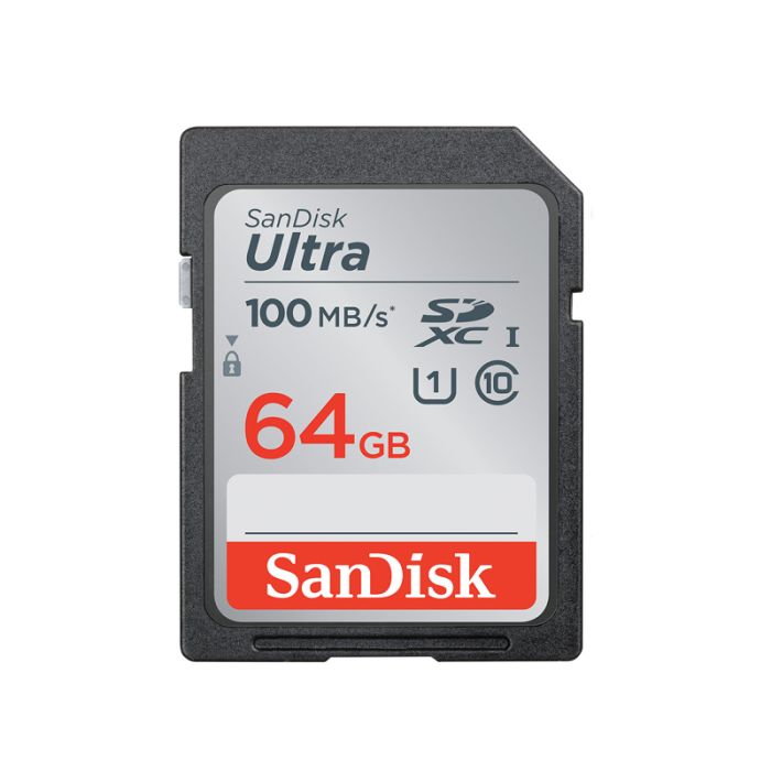 Carte Mémoire SANDISK Ultra SDXC 64Go Class 10