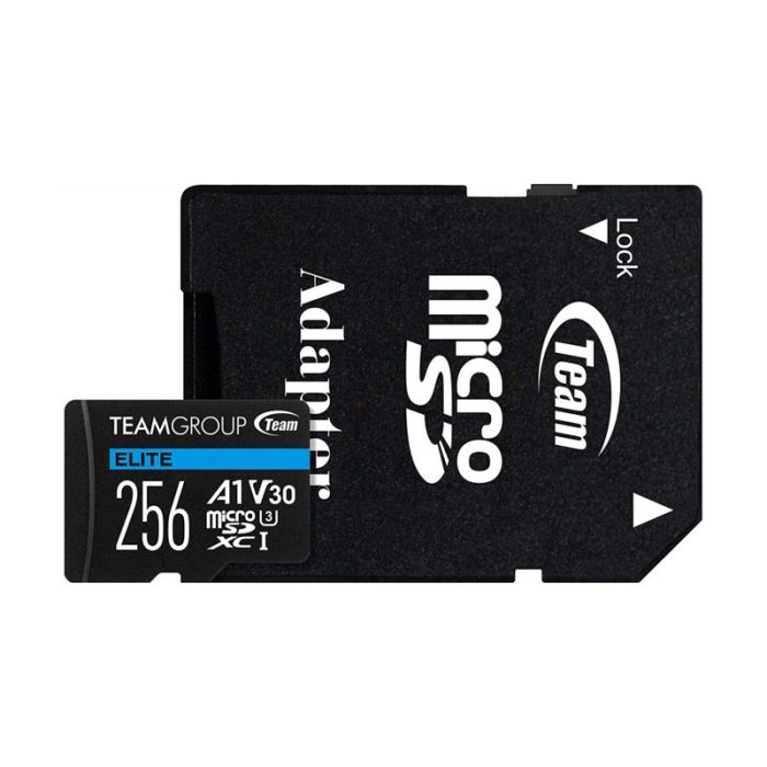 Carte mémoire TEAM GROUP Elite 256 Go Micro SDXC UHS-I A1 V30 