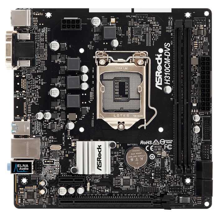 Carte Mère ASROCK H310CM-DVS (90-MXB8K0-A0UAYZ)