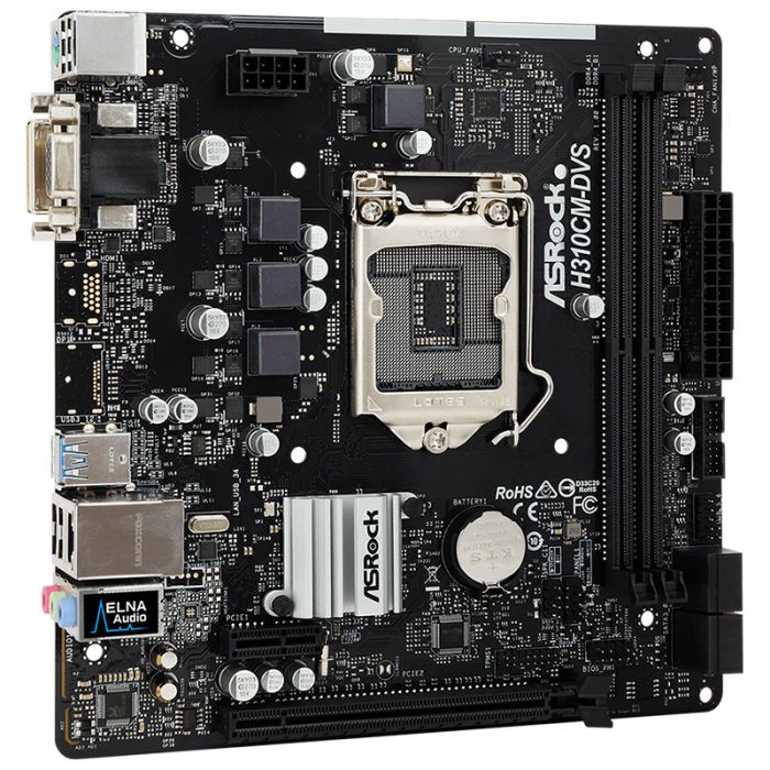 Carte Mère ASROCK H310CM-DVS (90-MXB8K0-A0UAYZ)