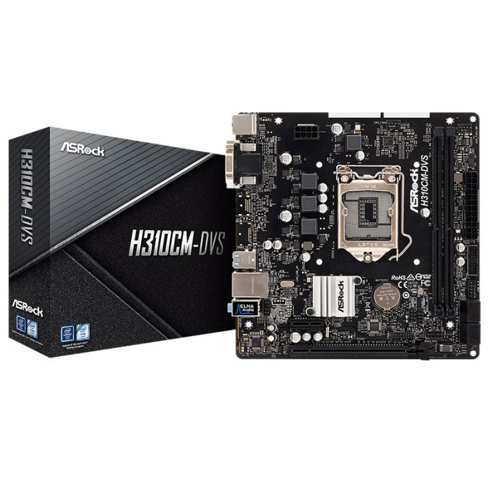 Carte Mère ASROCK H310CM-DVS (90-MXB8K0-A0UAYZ)