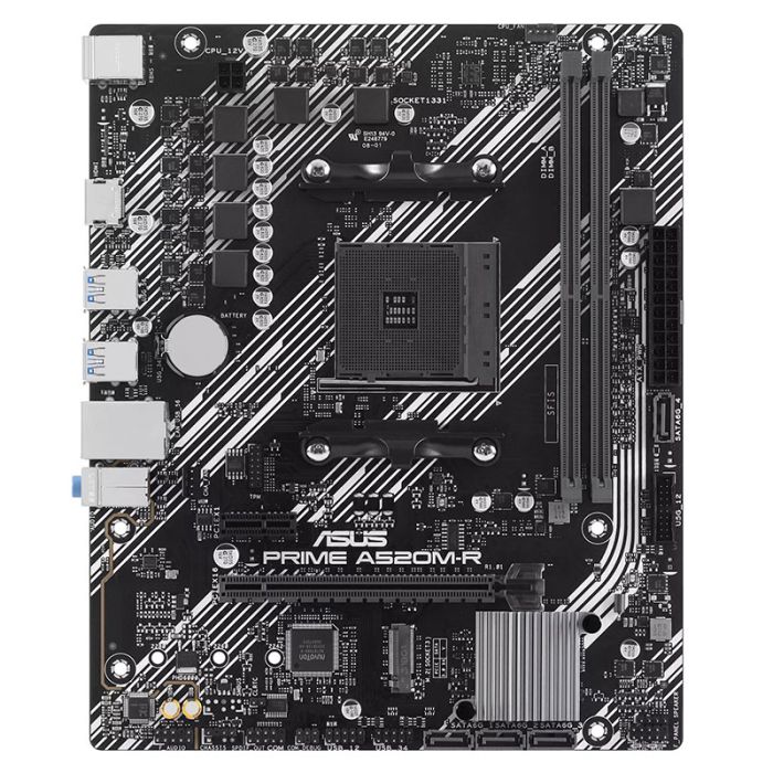 Carte Mère ASUS PRIME A520M-R AM4 (90MB1H60-M0EAY0)