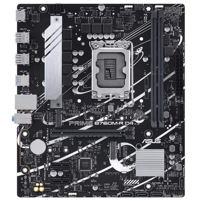 Carte Mère ASUS PRIME B760M-R D4 (90MB1HA0-M0EAY0)