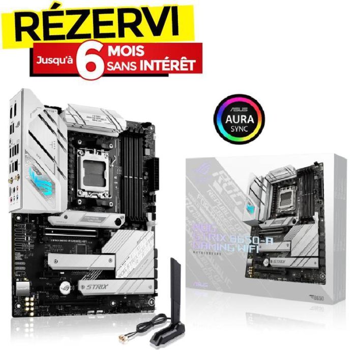 Carte Mère ASUS Rog Strix B650-A Gaming Wifi (90MB1BP0-M0EAY0)