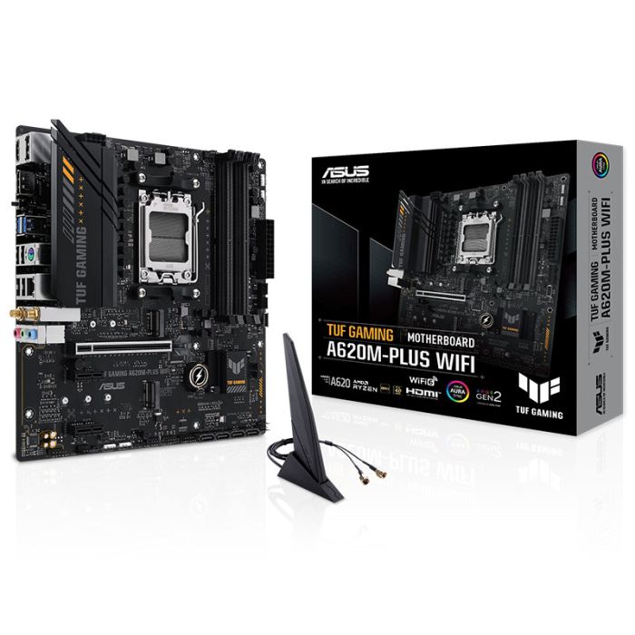 Carte Mère ASUS TUF GAMING A620M-PLUS WIFI (90MB1F00-M0EAY0)