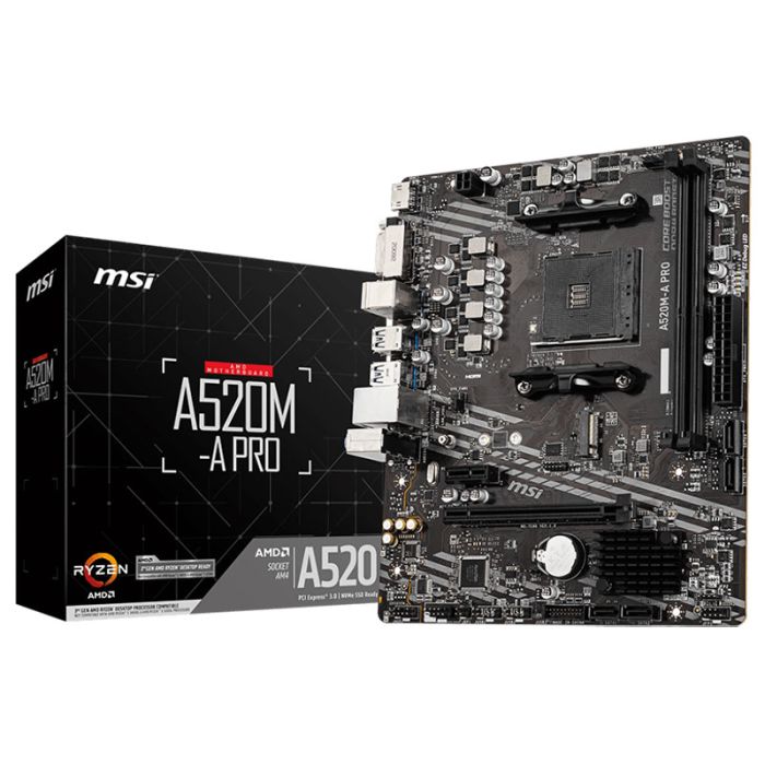 Carte Mère MSI A520M-A PRO (911-7C96-034)