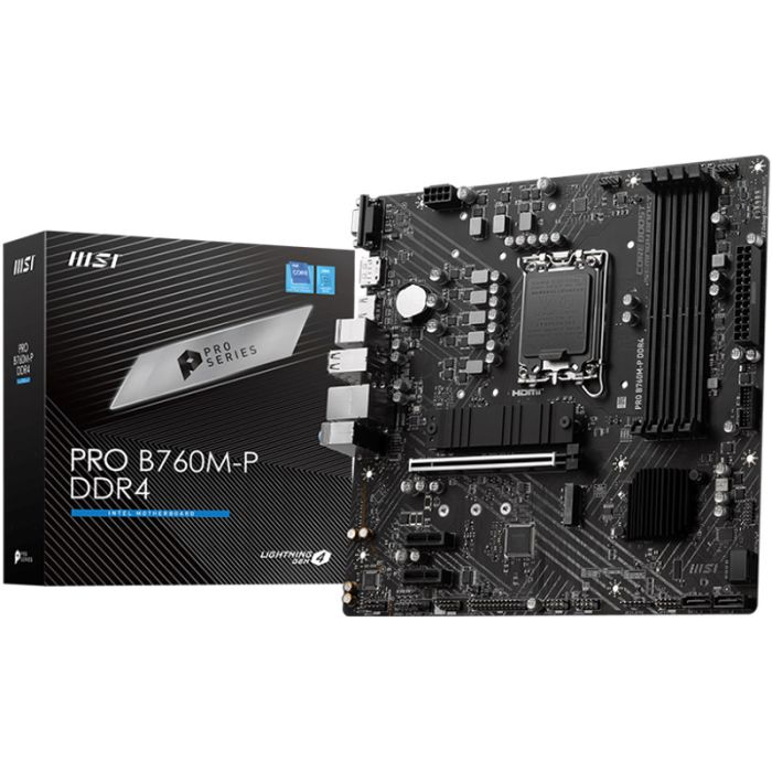 Carte Mère MSI PRO B760M-P DDR4 (911-7E02-006)