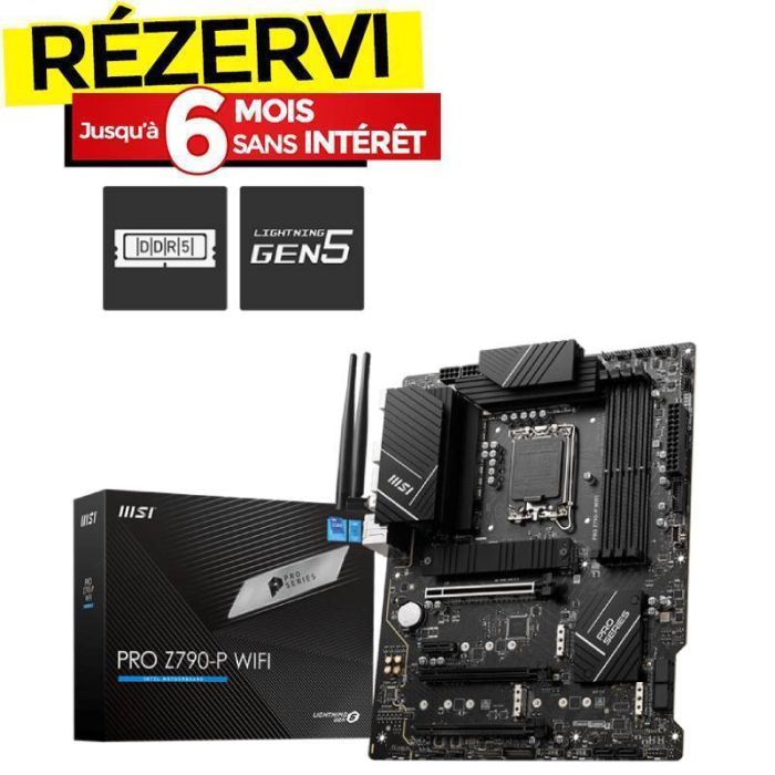 Carte Mère MSI Pro Z790-P Wifi (911-7E06-073)