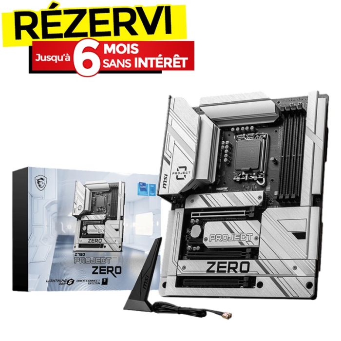 Carte Mère MSI Z790 PROJECT ZERO  (911-7E23-009)